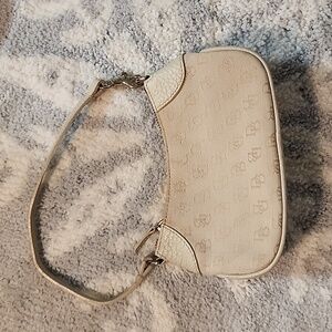 Dooney & Bourke  cream MINI Purse Wristlet Signature W.J